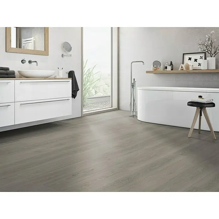 b!design Dizajnerske podne obloge Aqua Blue Borneo - 1.290 x 203 x 4,5 mm, Rustikalni pod