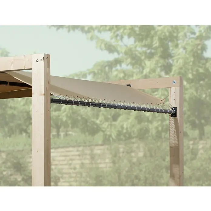 Weka Pavillon Gartenoase Stralsund 235 - 3,24 x 3,24 x 2,4 m, Natur - Detailaufnahme