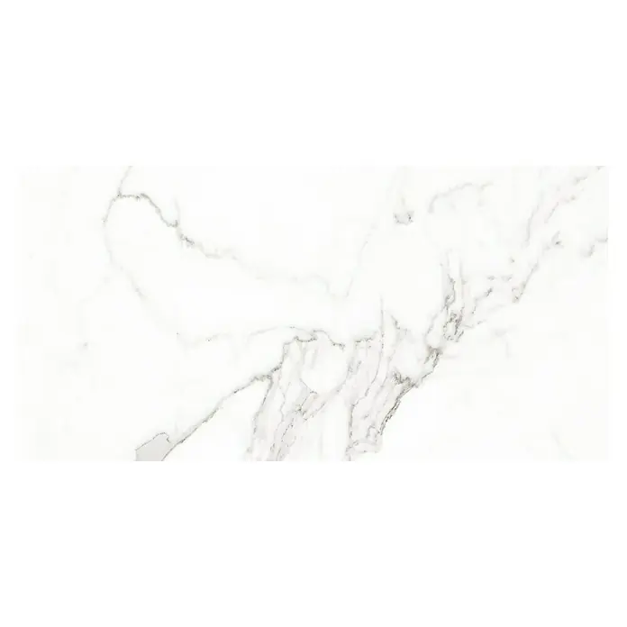 Pavimento porcelánico Palatina - 30 x 60 cm, Blanco Carrara, Brillante - Vista superior