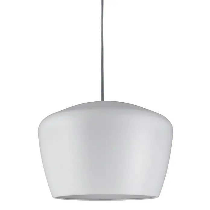 Paulmann URail 2Easy Lampenschirm Pom - Durchmesser: 35 cm, Weiß, Metall, Rund