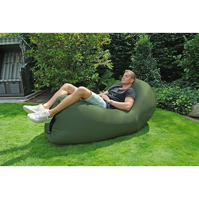 Air Lounge Sofa Peacock - l x b: 180 x 90 cm, Kaki - Toepassingsvoorbeeld