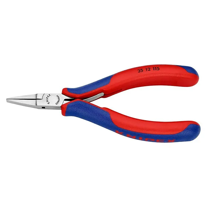 Knipex Telefonzange - Länge: 115 mm, Backenform: Flach, Material Griff: Mehrkomponenten-Hülle - Ansicht von oben