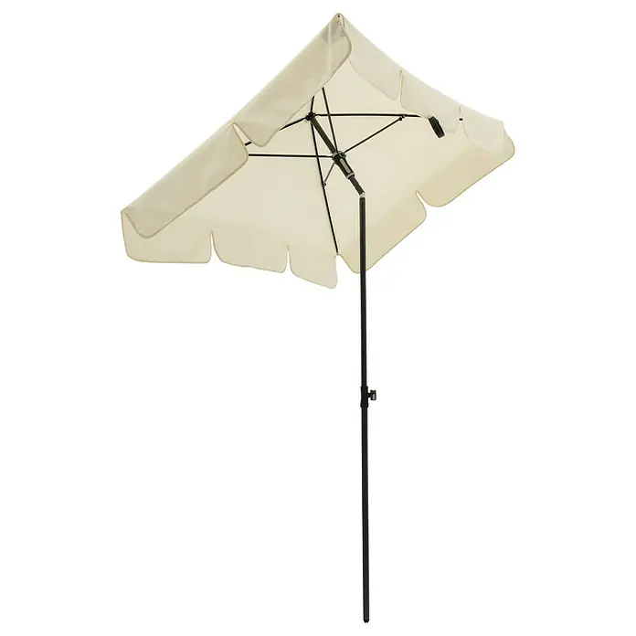 Sunfun Parasol de balcón Messina - Natural, 180 x 120 cm