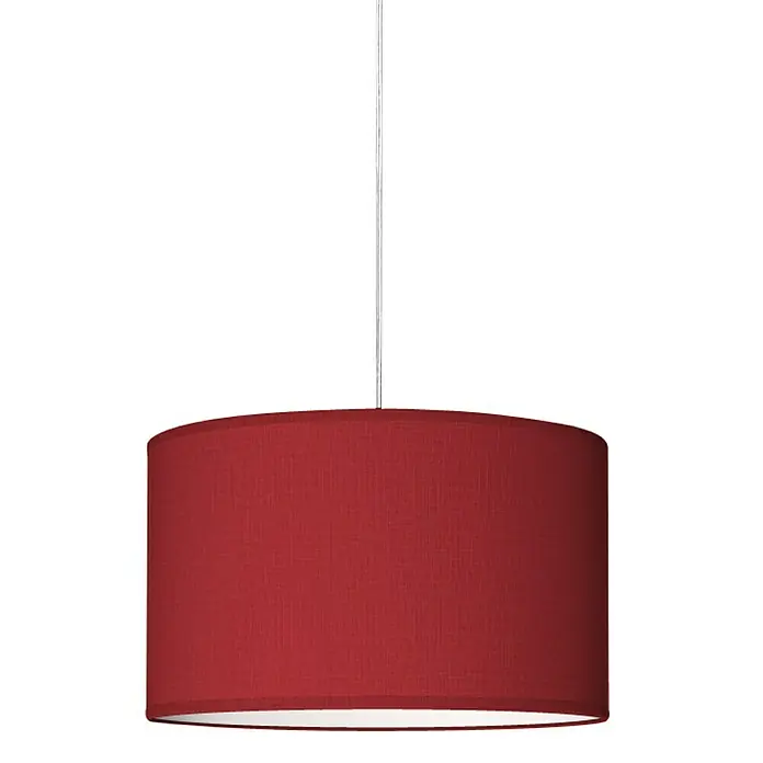 Home Sweet Home Lampenschirm Bling - Ø x H: 35 x 21 cm, Pompeian Red, Baumwolle, Rund - Vorderansicht