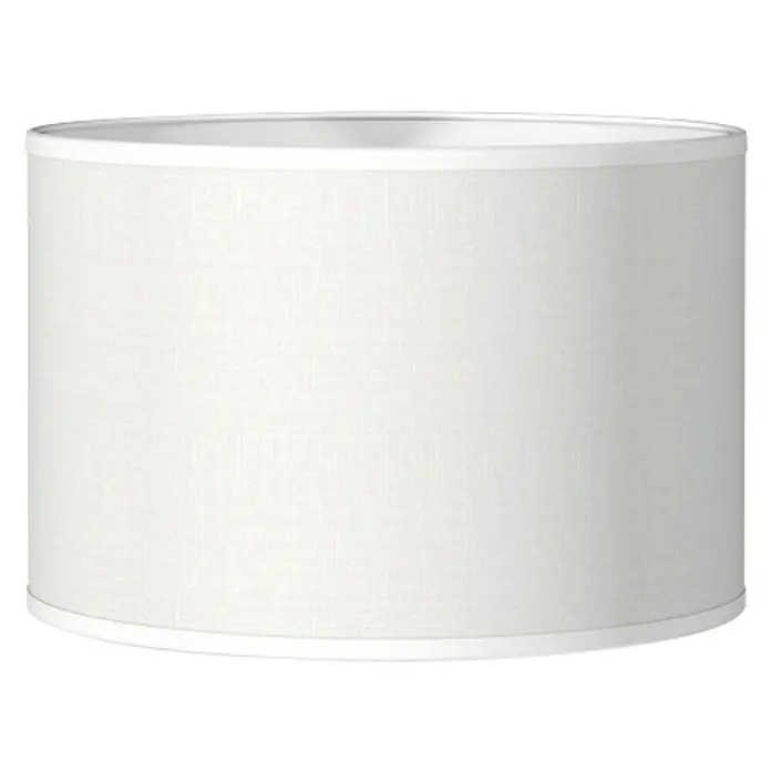 Home Sweet Home Lampenschirm Bling - Ø x H: 30 x 20 cm, Pure White, Baumwolle, Rund - Vorderansicht