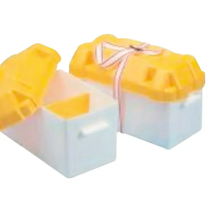 Caja de batería Amarilla - L x An x Al: 41 x 20 x 20 cm