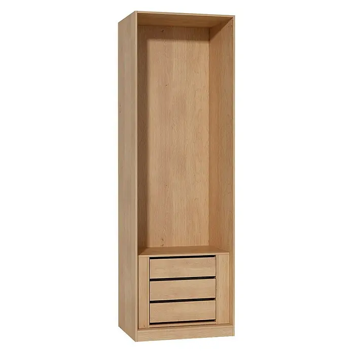 Finsa Módulo de armario con cajones - L x An x Al: 50 x 52,8 x 71,8 cm, Roble