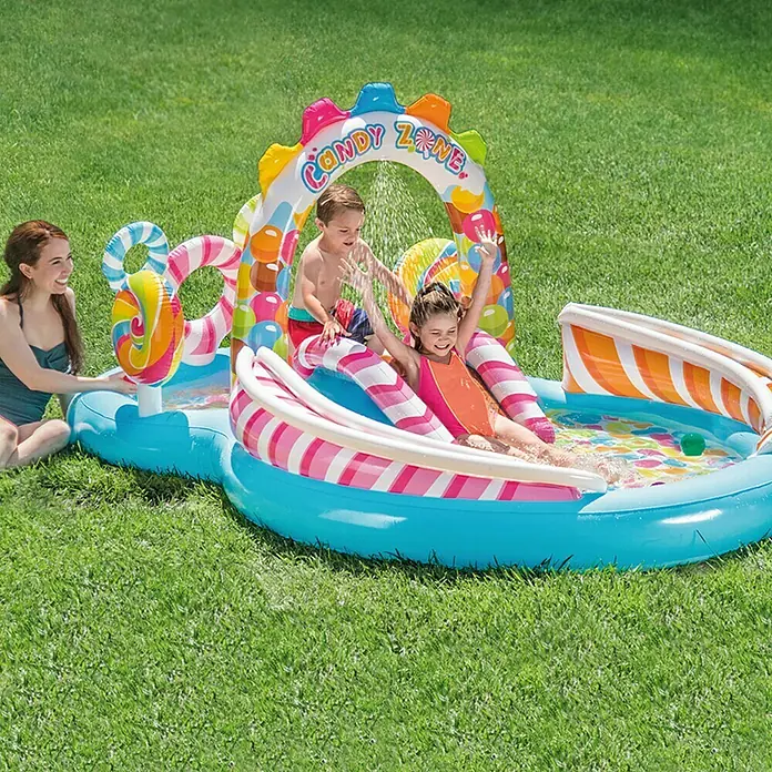 Intex Planschbecken Candy Zone Play Center - L x B x H: 295 x 191 x 130 cm, Mehrfarbig - Anwendungsbeispiel