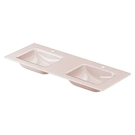 Lavabo doble Cristal