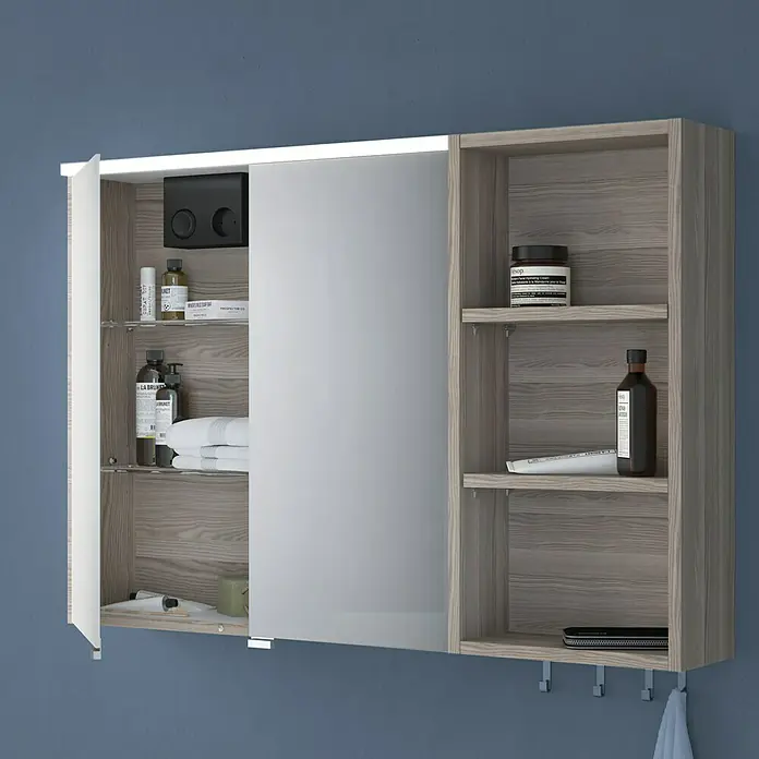 Camargue Cube Regal - 30 x 16 x 62 cm, Eiche Cordoba - Anwendungsbeispiel