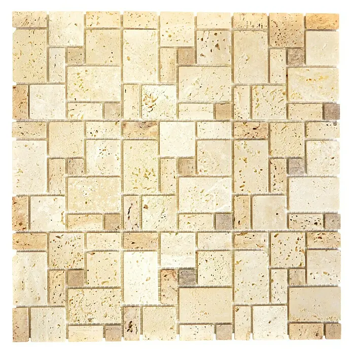 Mosaikfliese NCT 414 - 30,5 x 30,5 cm, Beige, Matt - Ansicht von oben