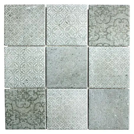 Mosaikfliese Quadrat Shabby CELLO