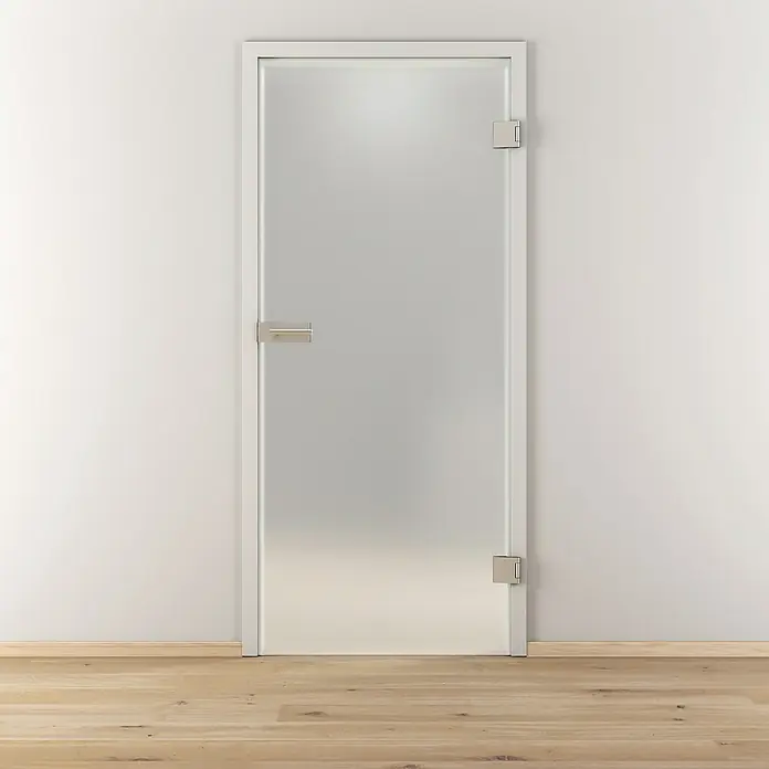 Diamond Doors Glasdrehtür Luminato - 834 x 1.972 mm, DIN Rechts, Einscheibensicherheitsglas (ESG) - Stimmungsaufnahme