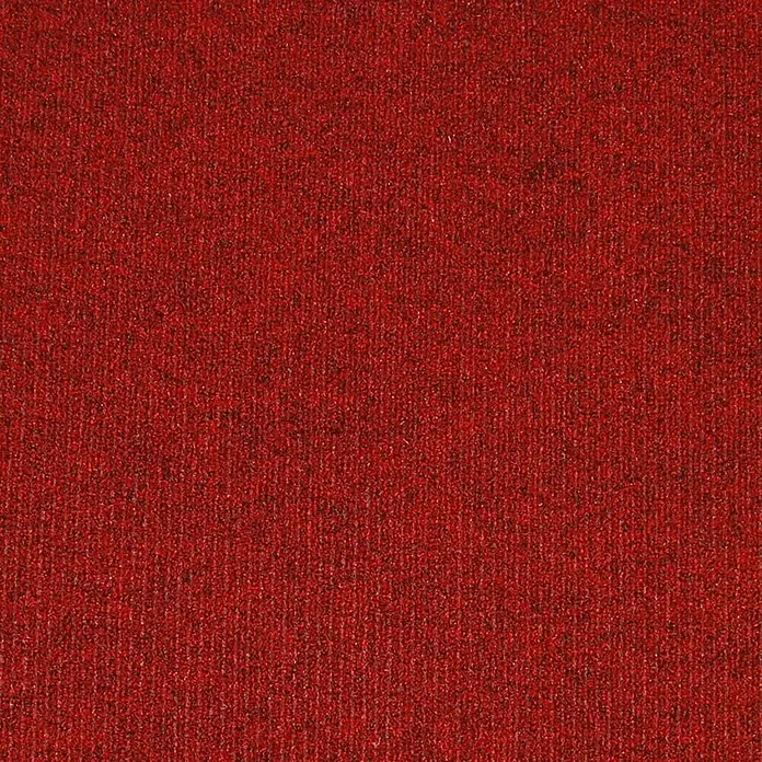 Teppichfliese Prima - Rot, 500 x 500 mm - Vorderansicht
