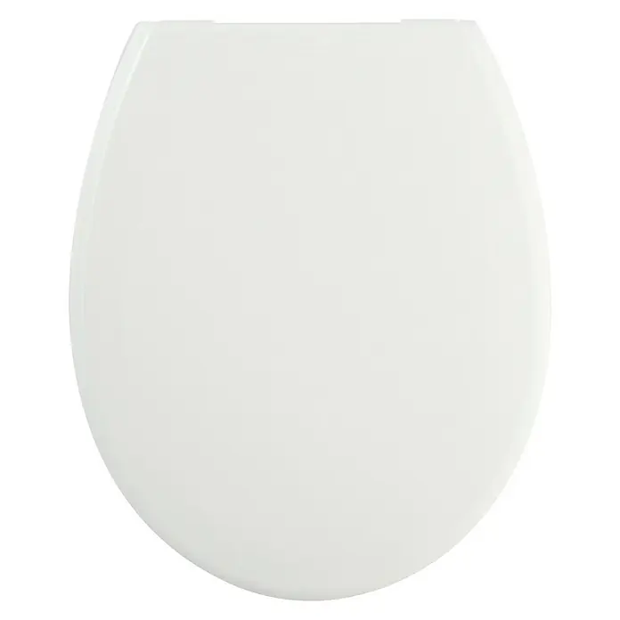 MSV Tapa de WC Tribeca - Con caída amortiguada, Plástico, Blanco