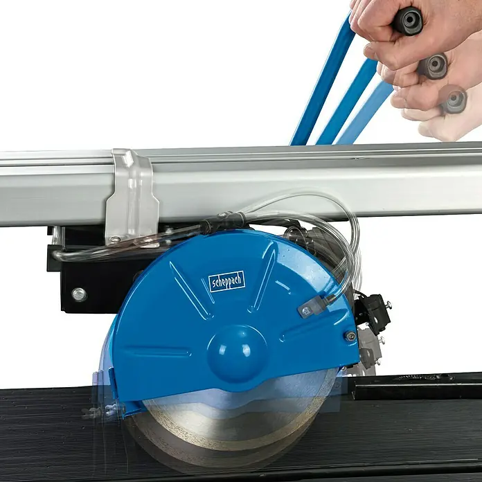 Scheppach Fliesenschneider FS 4700 - 1.200 W, Schnitttiefe: 0 mm - 40 mm - Vorderansicht