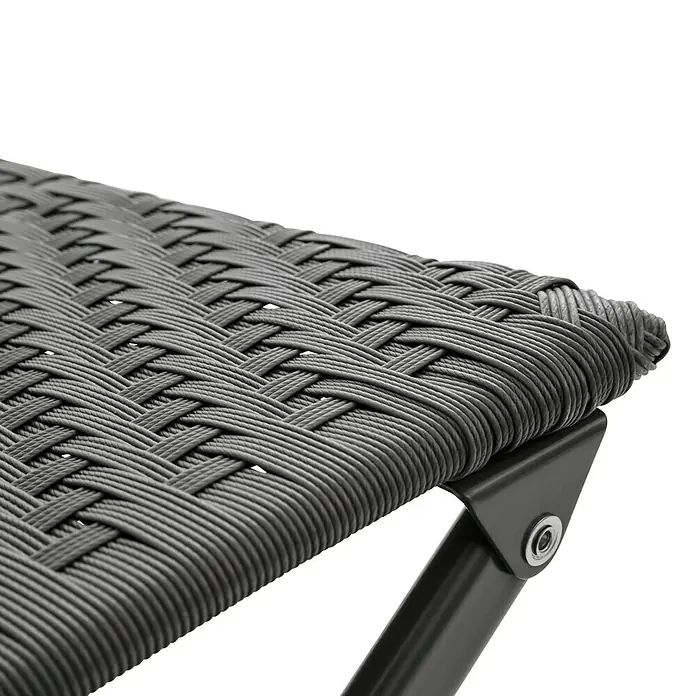 Sunfun Neila Gartenstuhl - Breite: 46 cm, Polyrattan, Klappbar