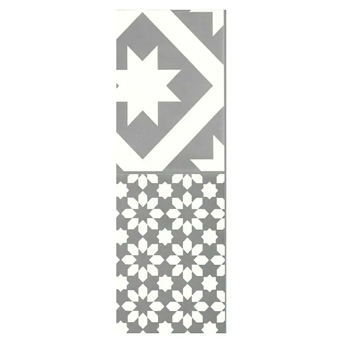 Laminat Portogallo Grigio - 1.286 x 160 x 8 mm, Fliesenoptik - Ansicht von oben