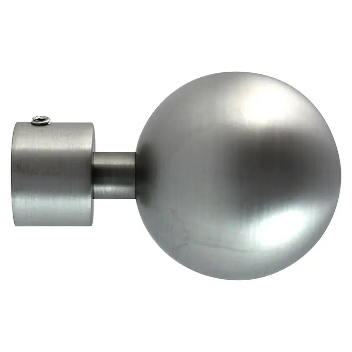 Expo Ambiente Krajnji element Ball-Classic - Izgled plemenitog čelika, 16 mm - Pogled sprijeda