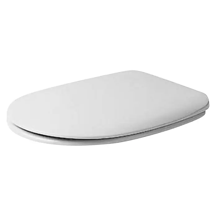 Duravit WC-Sitz Duraplus - Ohne Absenkautomatik, Duroplast, Weiß - Vorderansicht