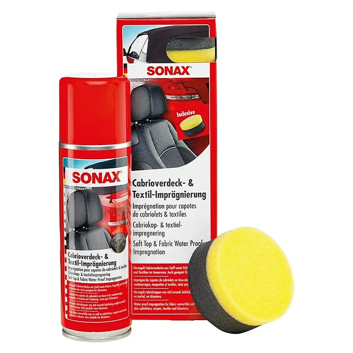 Sonax Sredstvo za impregnaciju sklopivog krova - 300 ml - Pogled sprijeda