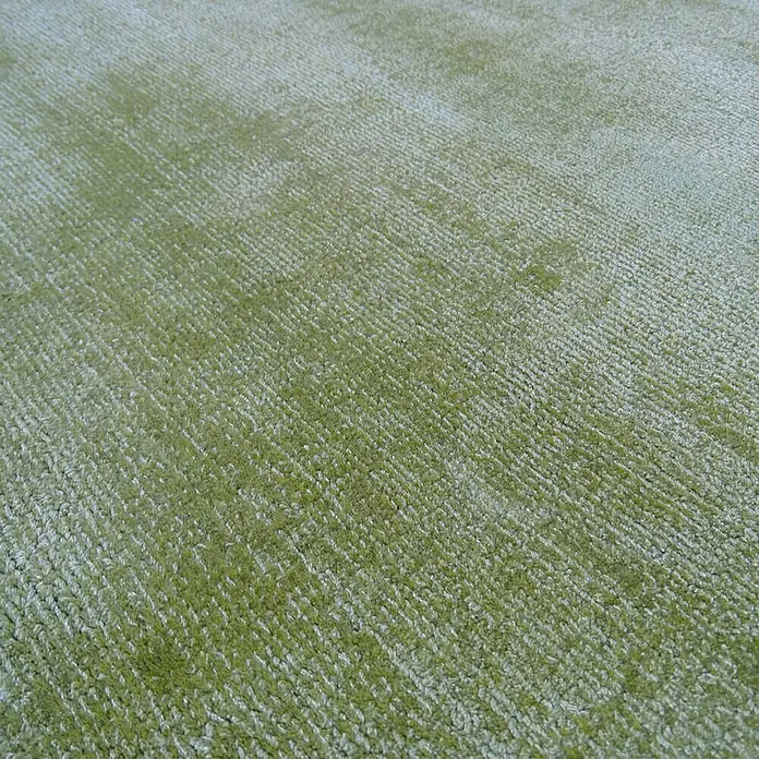 Kayoom Kurzflorteppich Luxury - Edelgrün, 290 x 200 cm, 100 % Viskose - Detailaufnahme