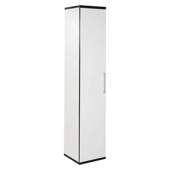 Phönix Chicago Türelement - L x B x H: 1,6 x 40 x 191 cm, Passend für: Phönix Chicago Regal, Weiß/Schwarz - Anwendungsbeispiel