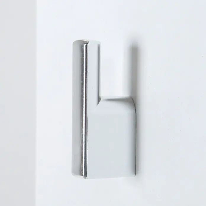 Phönix Bruno Garderobenleiste - L x B x H: 20 x 75 x 30 cm, Grau/Weiß - Detailaufnahme