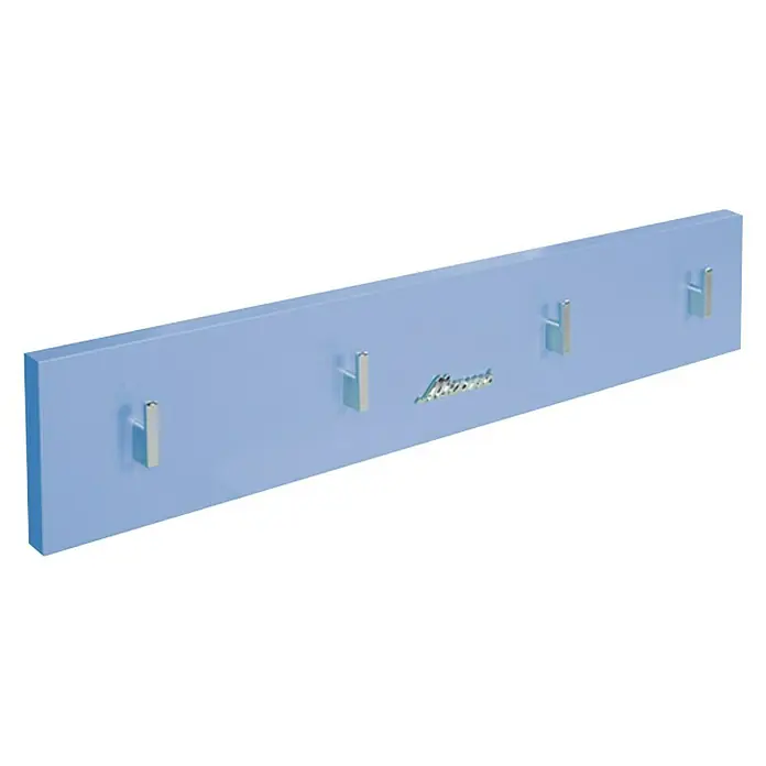 Phönix Miami Garderobenpaneel - L x B x H: 2,2 x 80 x 14 cm, Hellblau - Linke Seitenansicht
