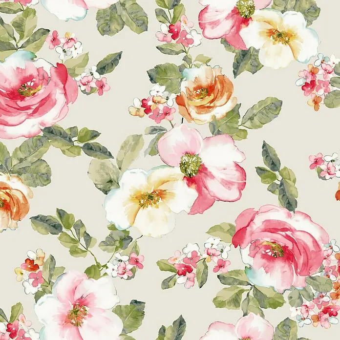 Cortina con ollaos Akane - 140 x 260 cm, 75% algodón y 25% poliéster, Multicolor