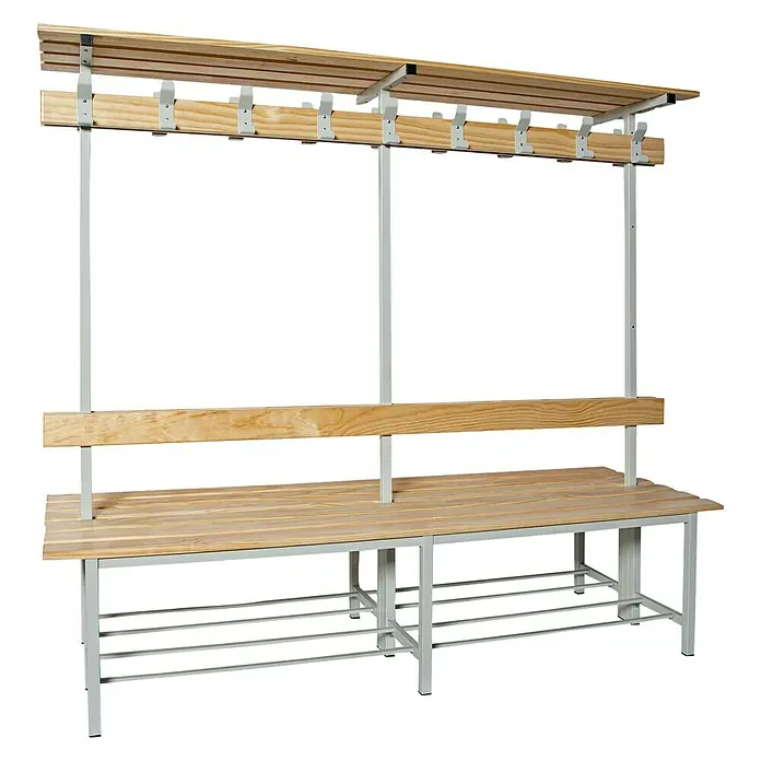 Simonrack Simonlocker Banco de vestuario Tandem - L x An x Al: 67 x 150 x 180 cm