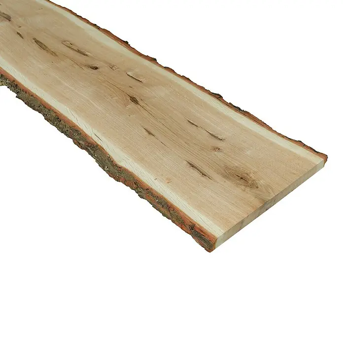 Blockware - Eiche, Anfallende Breite: 20 - 25 cm, 120 x 2,6 cm
