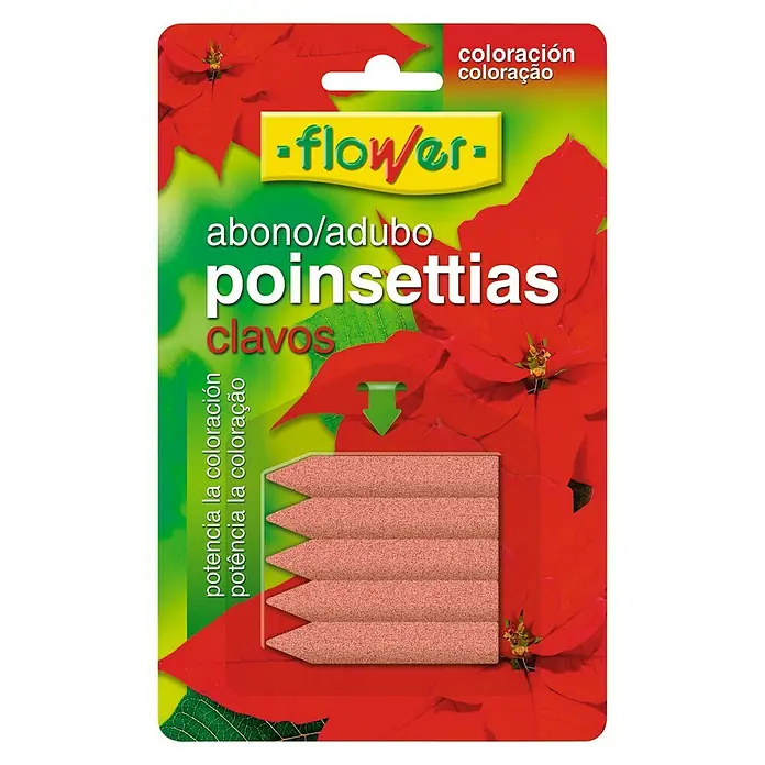Flower Barritas fertilizantes Poinsettias - 5 uds.