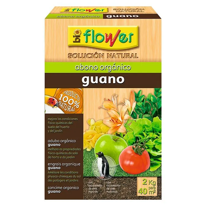 Flower Abono orgánico Guano - 2 kg