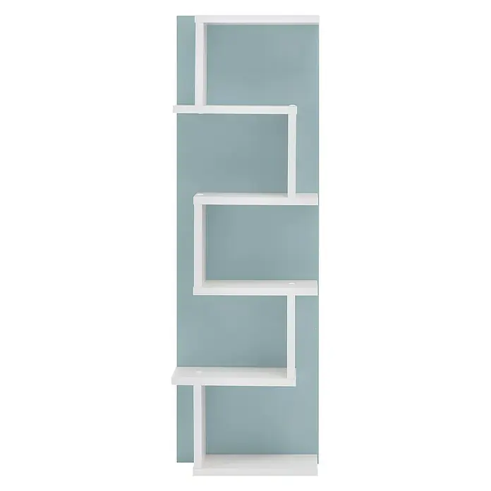 Schildmeyer Lumo Regal - 15 x 30 x 75,5 cm, Taubenblau - Vorderansicht