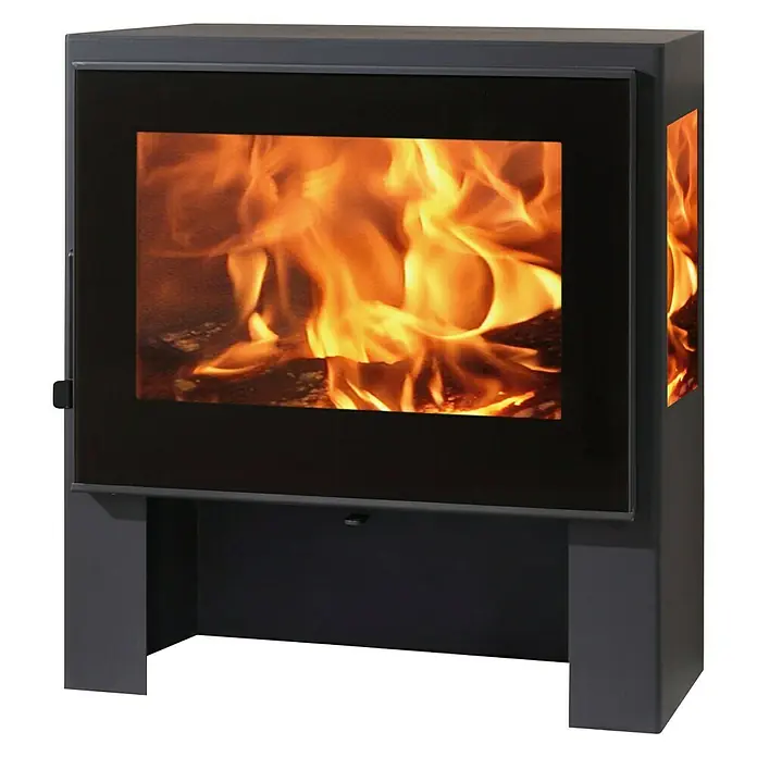 Panadero Estufa de leña Capri 3V - 6,7 kW, Volumen de calefacción: 240 m³, Antracita