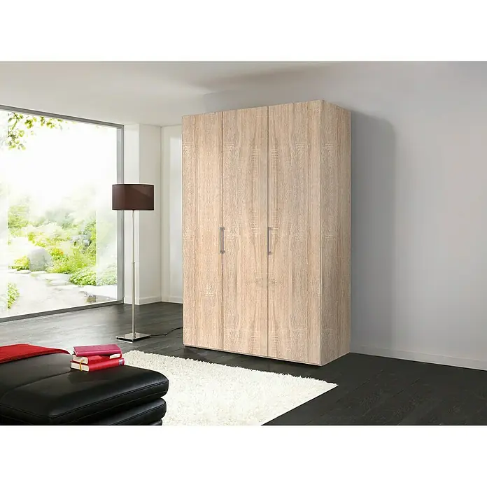 Express Möbel Drehtürschrank Brooklyn - L x B x H: 58 x 150 x 216 cm, Sonoma Eiche, Ohne Spiegel - Stimmungsaufnahme