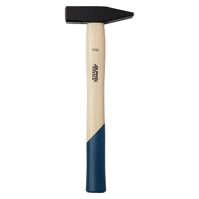 Alpha Tools Martillo de cerrajero - 500 g, Madera de fresno