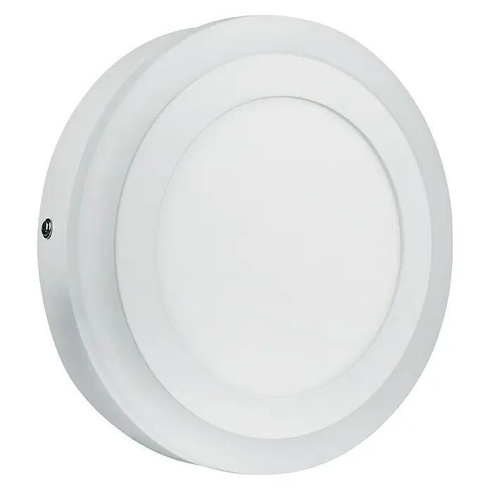 Ledvance LED-Wand- & Deckenleuchte Click White - 18 W, Weiß/Silber