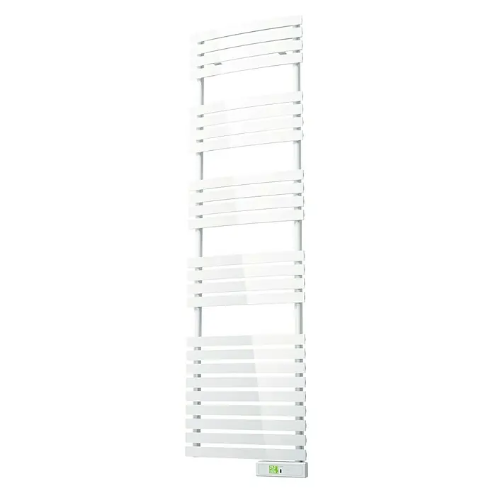 Rointe Radiador toallero eléctrico Delta - An x Al: 50 x 179,7 cm, 750 W, Blanco, Display LC