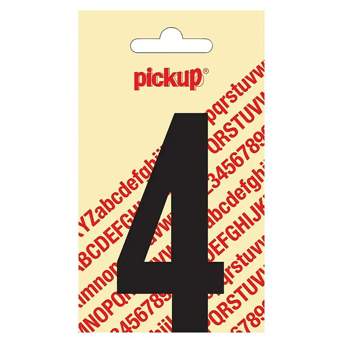Pickup Naljepnica - Motiv: 4, Crne boje, Visina: 90 mm