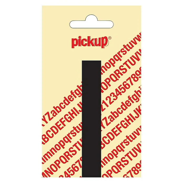 Pickup Naljepnica - Motiv: I, Crne boje, Visina: 90 mm