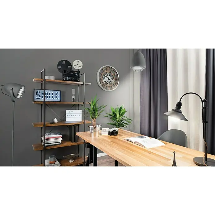 Visillo para ventana Said nata - 140 x 270 cm, 50% poliéster - 50% lino