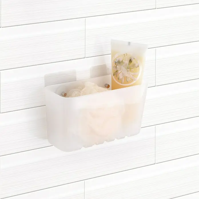 Tatay Cesta de baño Standard - 8,5 x 20 x 11 cm, Transparente