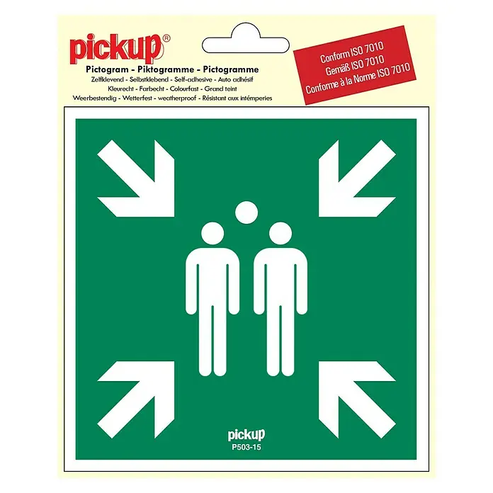 Pickup Naljepnica - D x Š: 15 x 15 cm, Mjesto okupljanja