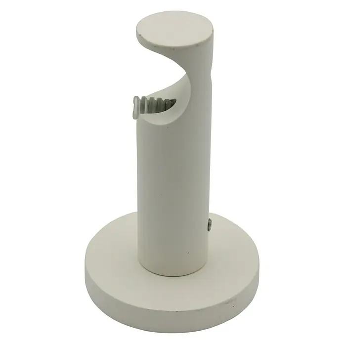 Expo Ambiente Träger Function - Elfenbein, Geeignet für: Gardinenstangen Ø 20 mm, 7,8 cm - Vorderansicht