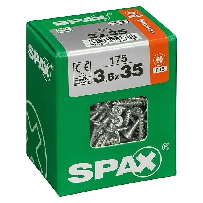 Spax Universalschraube - Ø x L: 4,5 x 40 mm, T-Star plus, 175 Stk. - Linke Seitenansicht
