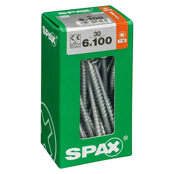 Spax Universalschraube T-Star plus - Ø x L: 4,5 x 40 mm, T-Star plus, 175 Stk. - Linke Seitenansicht