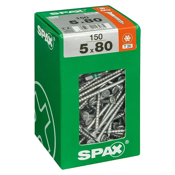 Spax Univerzalni vijak T-Star plus - Ø x D: 4,5 x 40 mm, T-Star plus, 175 kom. - Pogled s lijeve strane