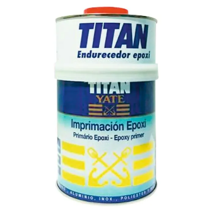 Titan Yate Imprimación de 2 componentes - Blanco, 2,5 l